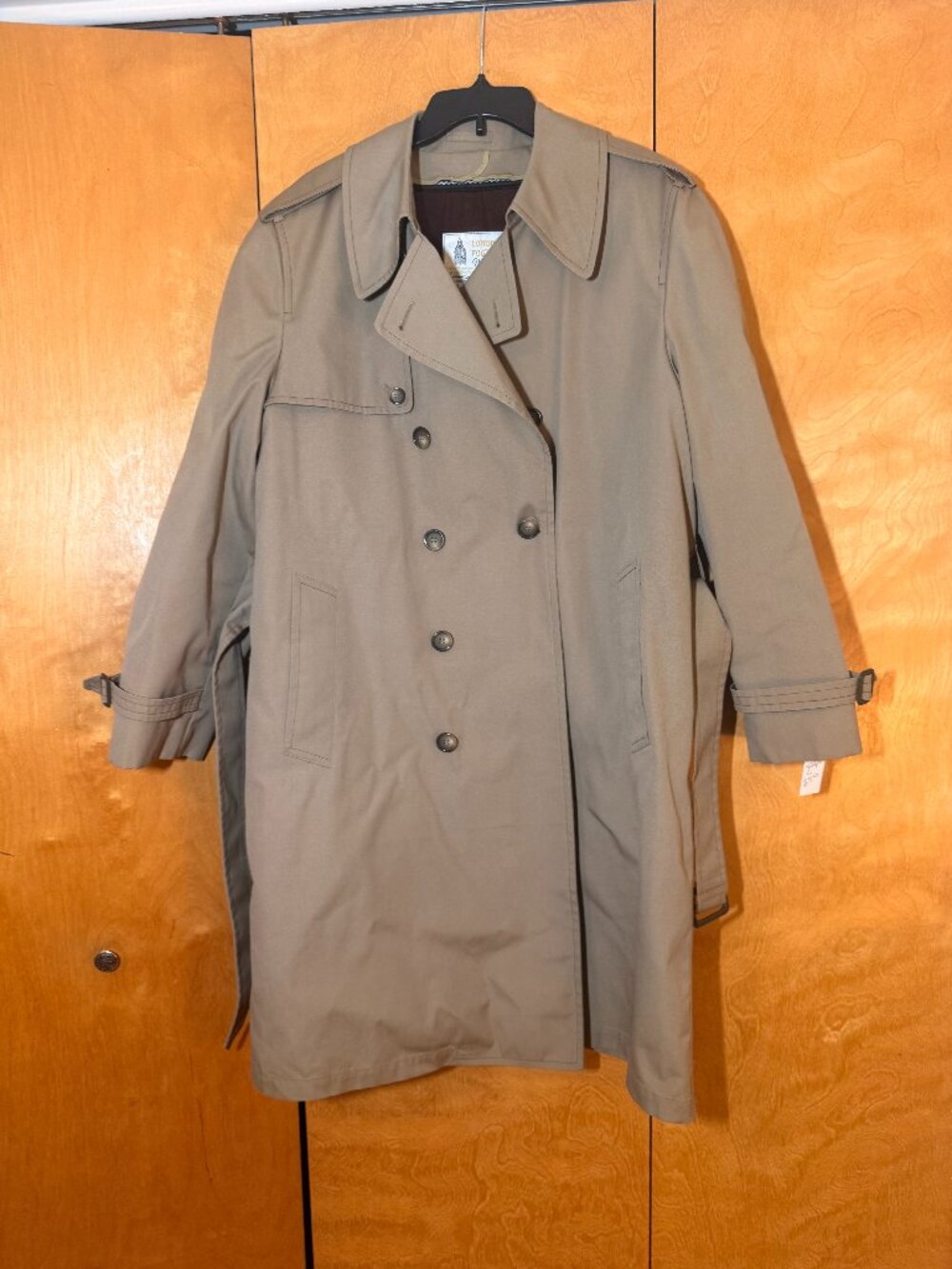 Vintage London Fog Trench Coat | Men/Unisex Size 42R (regular) | Made in USA